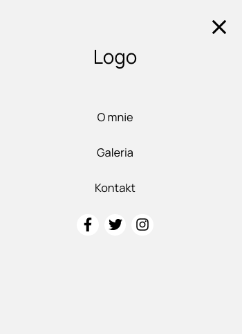 nawigacja mobilna rozwinięta na stronie